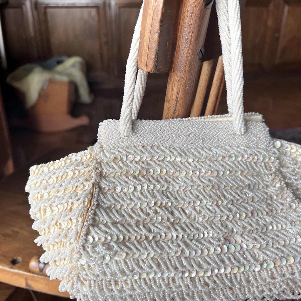 Vintage Walborg Bead And Sequin Purse